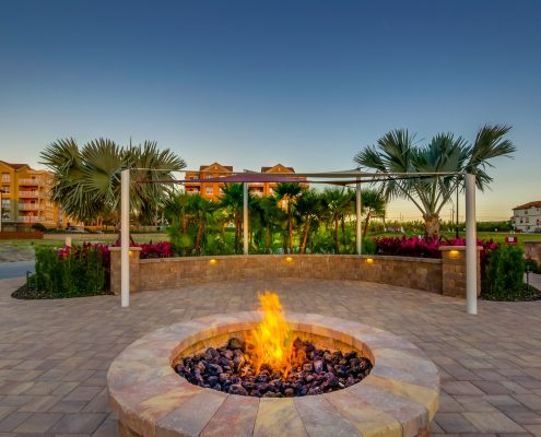 Fire Pit Installation Services in Orlando Florida by BLG Environmental Services