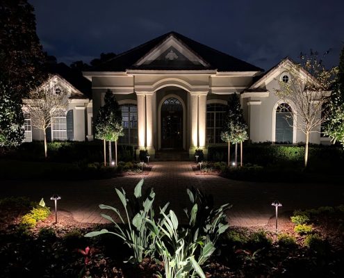 Residential Lighting - Landscape LED Lighting Installation for Orlando, Florida by BLG Environmental Services