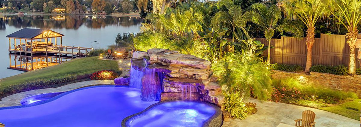 Patio and Pool Design – Orlando Outdoor Living for Florida Nights Designed by BLG Environmental Services