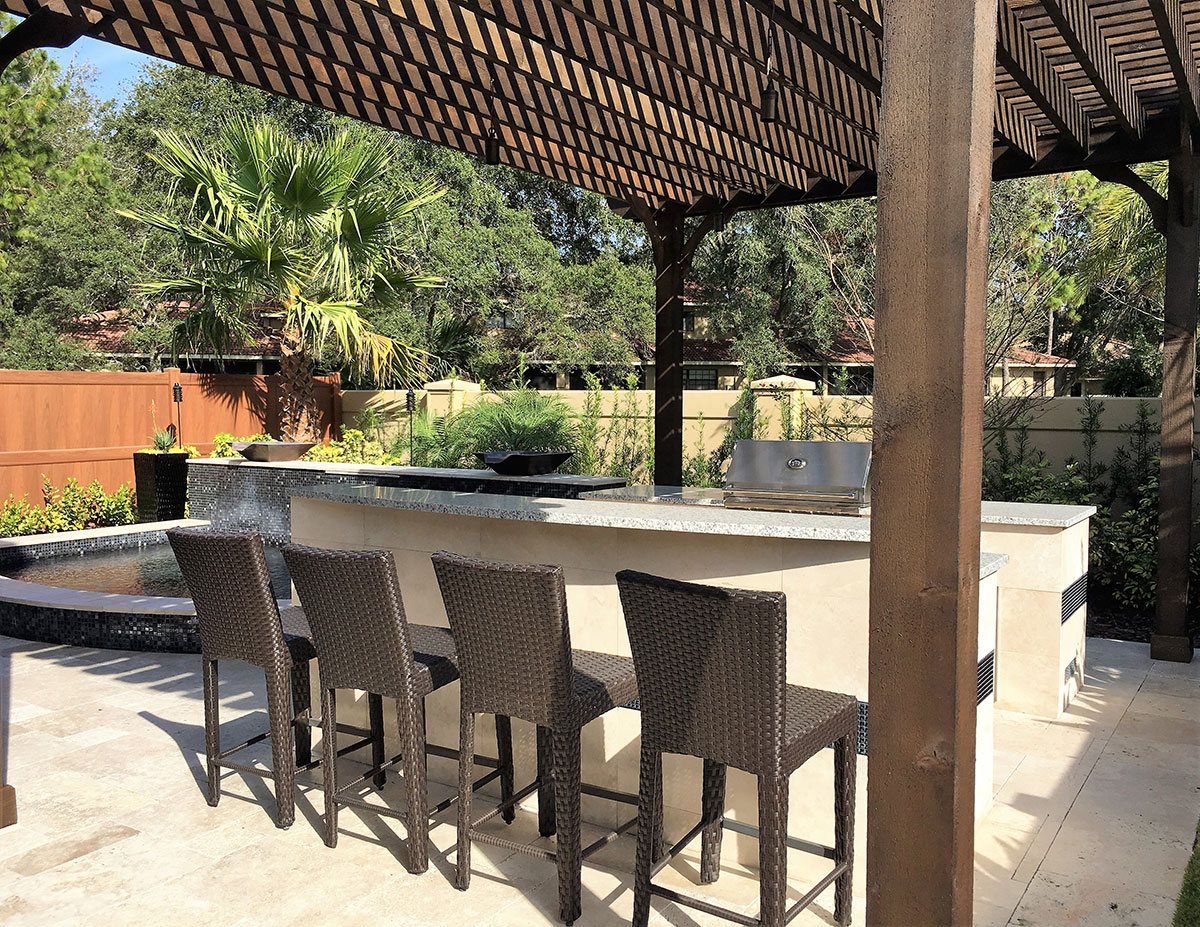Pool Landscape Design Project in Orlando, Florida | Landscape Designer