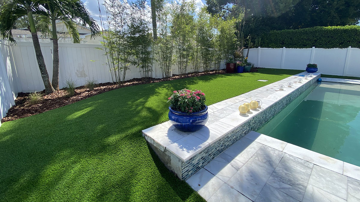 Patio Landscaping in Orlando Florida at BLG Environmental Services
