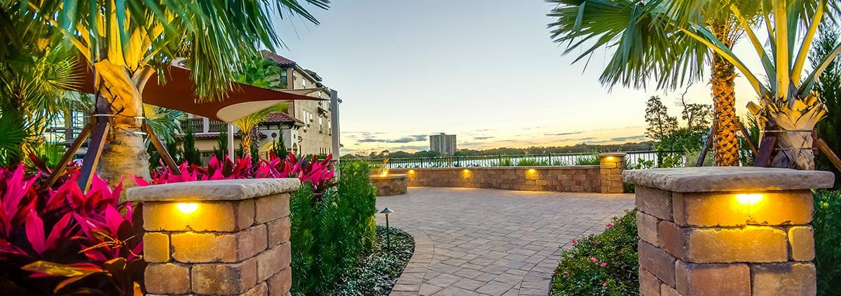Custom Designed Landscapes in Dr. Phillips, Florida by BLG Environmental Services